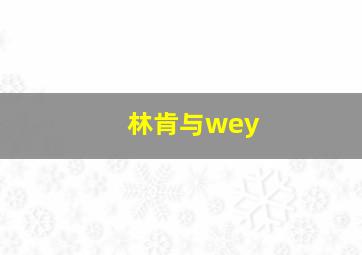 林肯与wey