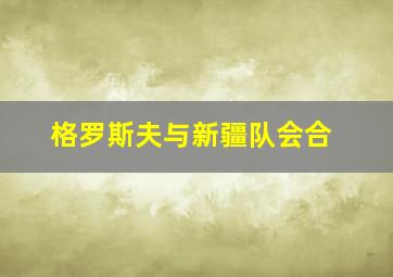 格罗斯夫与新疆队会合