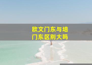 欧文门东与培门东区别大吗