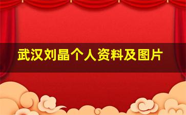 武汉刘晶个人资料及图片