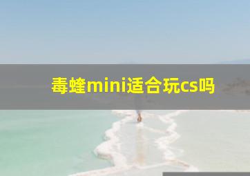 毒蝰mini适合玩cs吗