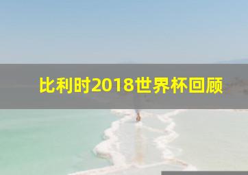 比利时2018世界杯回顾