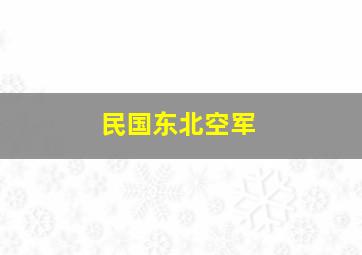 民国东北空军