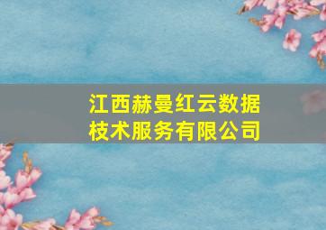 江西赫曼红云数据枝术服务有限公司