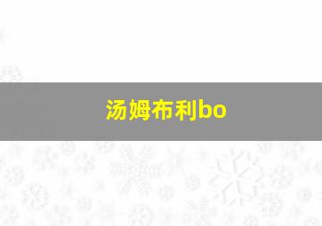 汤姆布利bo