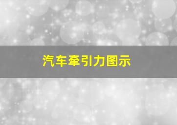 汽车牵引力图示