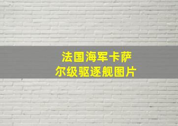 法国海军卡萨尔级驱逐舰图片