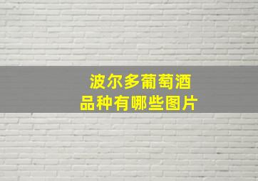 波尔多葡萄酒品种有哪些图片