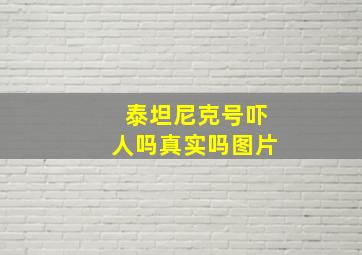 泰坦尼克号吓人吗真实吗图片