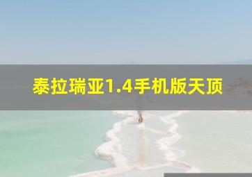 泰拉瑞亚1.4手机版天顶