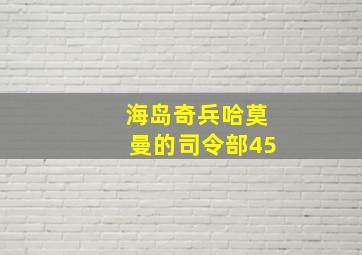 海岛奇兵哈莫曼的司令部45