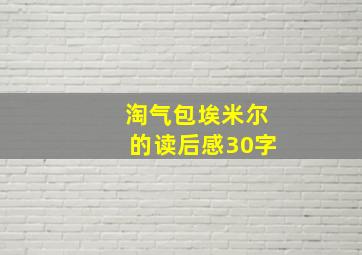 淘气包埃米尔的读后感30字