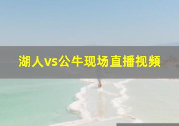 湖人vs公牛现场直播视频