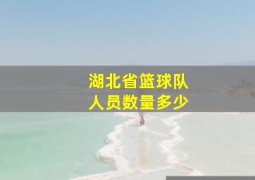 湖北省篮球队人员数量多少