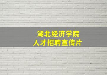 湖北经济学院人才招聘宣传片