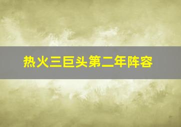 热火三巨头第二年阵容