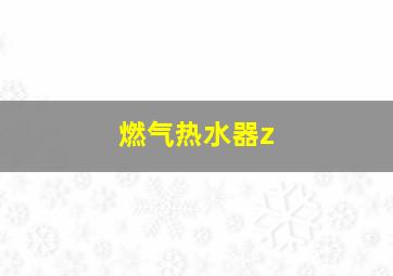 燃气热水器z