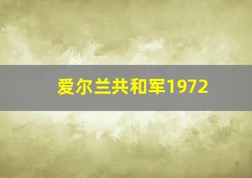 爱尔兰共和军1972