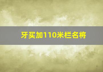 牙买加110米栏名将