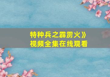 特种兵之霹雳火》视频全集在线观看