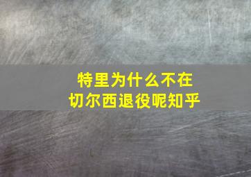 特里为什么不在切尔西退役呢知乎