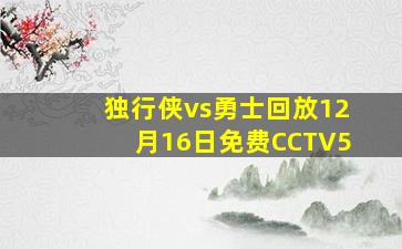 独行侠vs勇士回放12月16日免费CCTV5