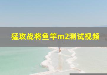 猛攻战将鱼竿m2测试视频