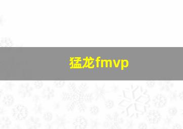 猛龙fmvp