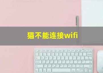 猫不能连接wifi