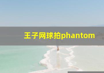 王子网球拍phantom