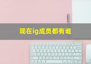 现在ig成员都有谁