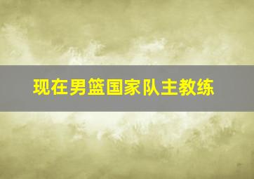 现在男篮国家队主教练