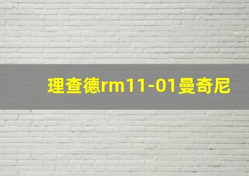 理查德rm11-01曼奇尼