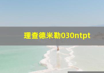 理查德米勒030ntpt