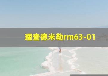 理查德米勒rm63-01