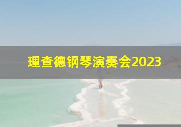 理查德钢琴演奏会2023