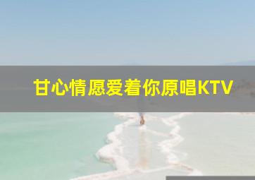 甘心情愿爱着你原唱KTV