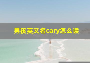 男孩英文名cary怎么读