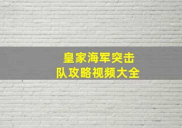 皇家海军突击队攻略视频大全