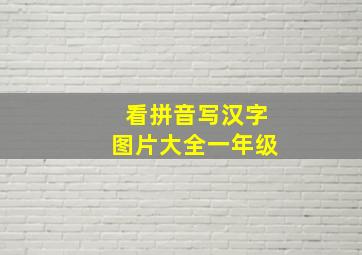 看拼音写汉字图片大全一年级