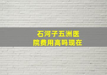 石河子五洲医院费用高吗现在