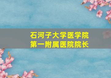 石河子大学医学院第一附属医院院长