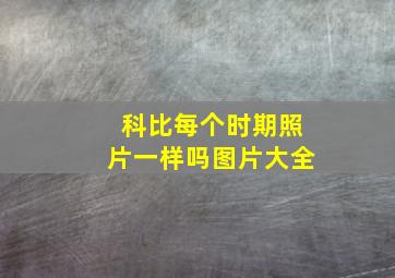 科比每个时期照片一样吗图片大全