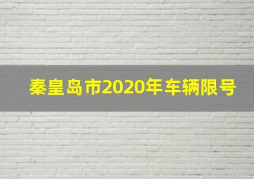 秦皇岛市2020年车辆限号