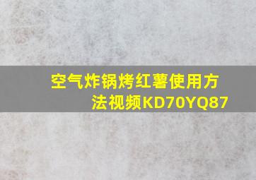 空气炸锅烤红薯使用方法视频KD70YQ87