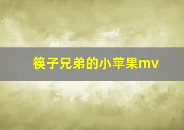 筷子兄弟的小苹果mv