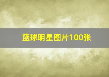 篮球明星图片100张