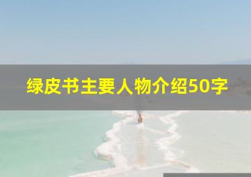 绿皮书主要人物介绍50字