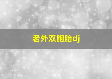 老外双胞胎dj