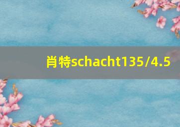 肖特schacht135/4.5